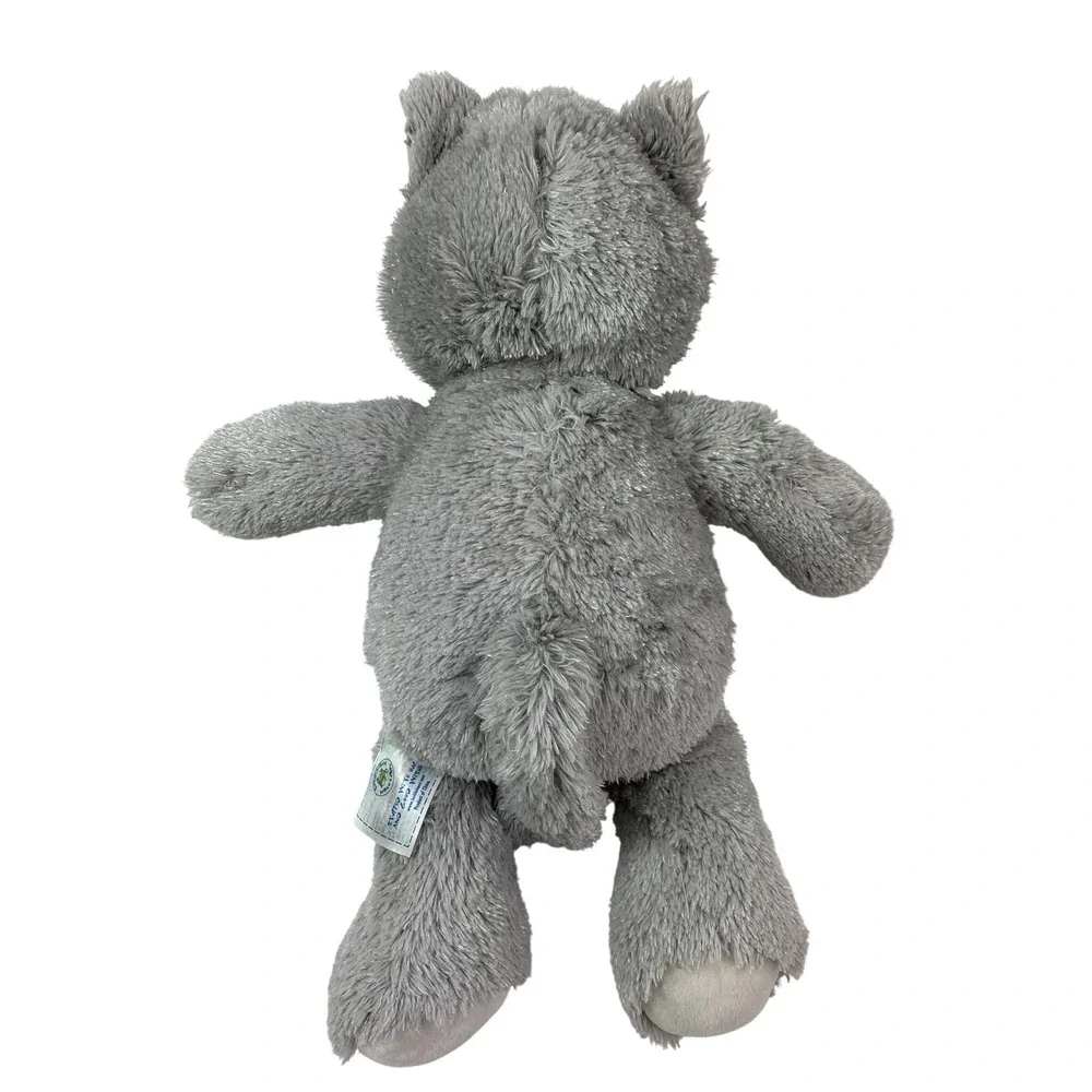 Build A Bear BAB Gray & Pink Kitty Cat Whiskers & Eyelashes 17